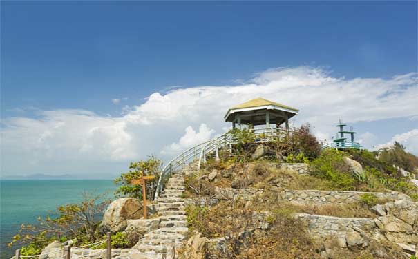 重庆到三亚西岛旅游_海南三亚5/6天[西岛+大东海+送香水湾海景房+全包旅游]<三亚海边指定酒店+1晚香水湾海景房，赠玩海套餐/大东海沙滩派对/海鲜火锅，游西岛/南山/天涯海角/大东海>