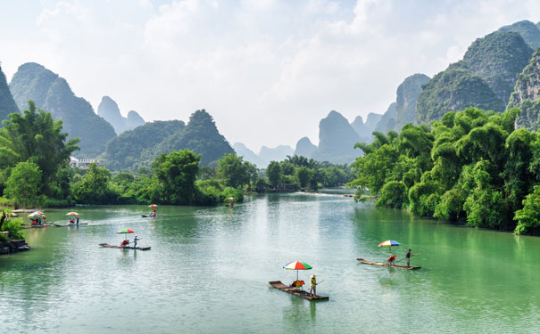 重庆出发纯玩旅游_广西桂林+阳朔双动/双飞五日游<王者><每天独立专车接送，零购物、零自费，下午茶+睡前牛奶，只吃最特色的美食，只游最精华的景点>