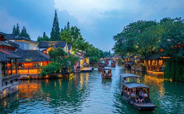 上苏杭+水乡乌镇+中国馆双飞4日游—重庆到华东旅游