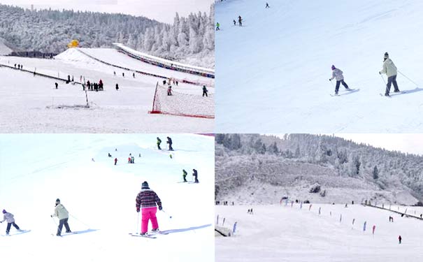 重庆到黔江旅游_重庆自驾石柱冷水滑雪场+刀背梁+九黎城+小南海三日游