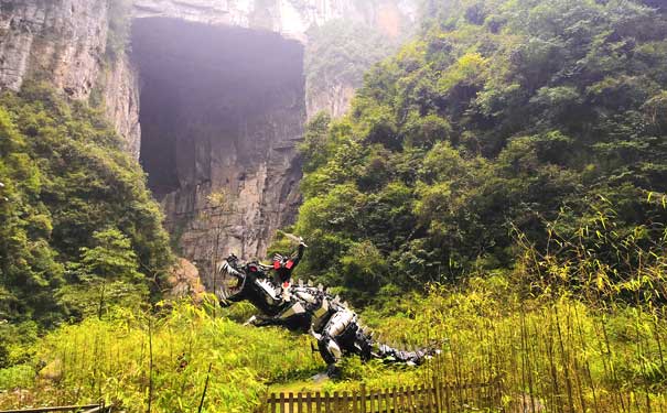 重庆到武隆旅游_重庆周边武隆天生三桥+白马山+乌江观景台一日游<重庆周边游，汽车一日游，含武隆天生三桥+白马山天尺情缘+乌江观景平台，含午餐！>