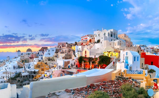 [特价全景]重庆到希腊十日半自由行旅游[0购物+圣托里尼岛+米克洛斯岛]
